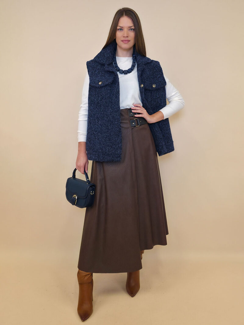 Jakna 48 Cannon - jersey mohair b.r. - navy