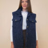 Jakna 48 Cannon - jersey mohair b.r. - navy