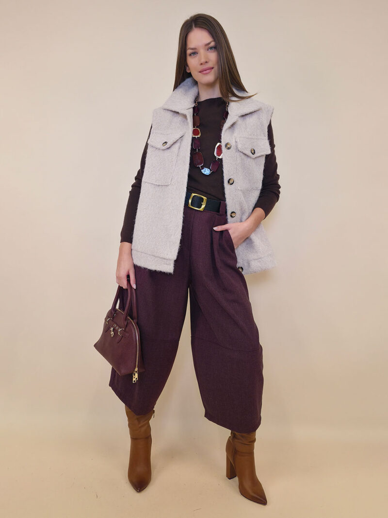 Jakna 48 Cannon - jersey mohair b.r. - beige