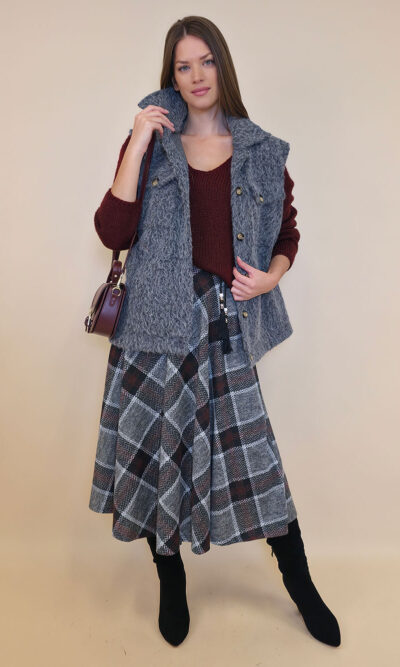 Jakna 48 Cannon - jersey mohair b.r. - grey