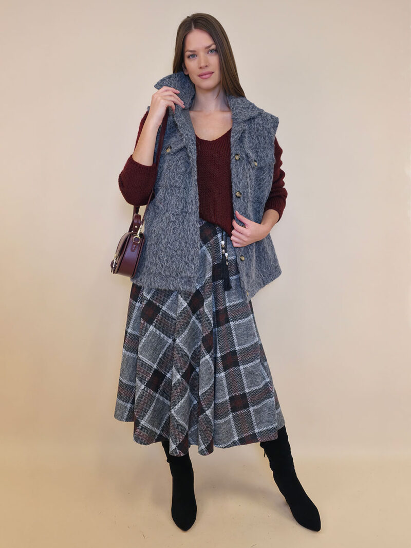 Jakna 48 Cannon - jersey mohair b.r. - grey