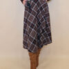 Suknja 34 Tahoe - jersey print tartan kocka - brown