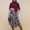 Suknja 34 Tahoe - jersey print tartan kocka - fango