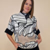 Pulover 64 Clarkson - plt Big White Floral - beige