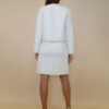 Jakna 60 Bennet - jersey UN ciniglia - white