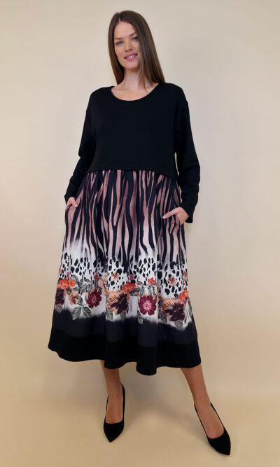 Haljina 52 Adair - felpa - Zebra Floral