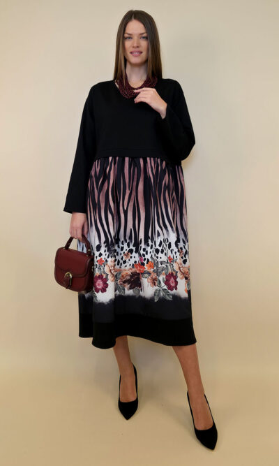 Haljina 52 Adair - felpa - Zebra Floral