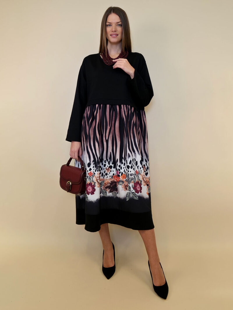Haljina 52 Adair - felpa - Zebra Floral