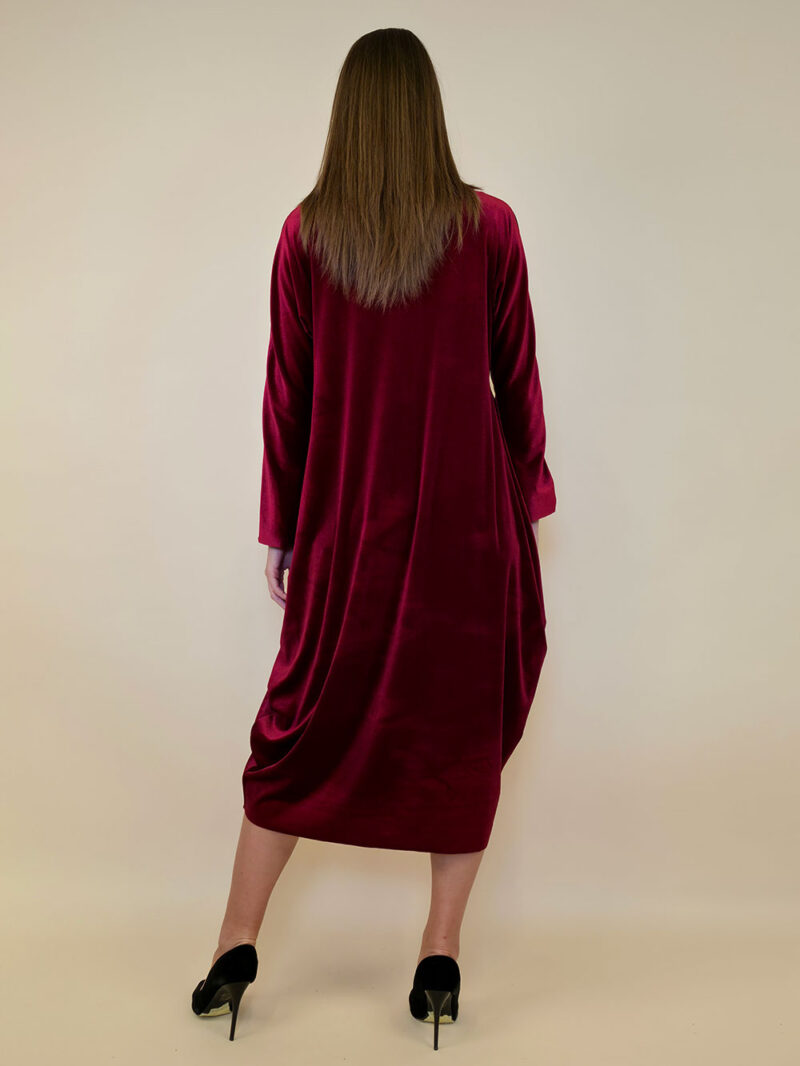 Haljina 48 Saga - burgundy - Slika 3