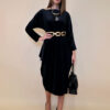 Haljina 48 Saga - velvet - black