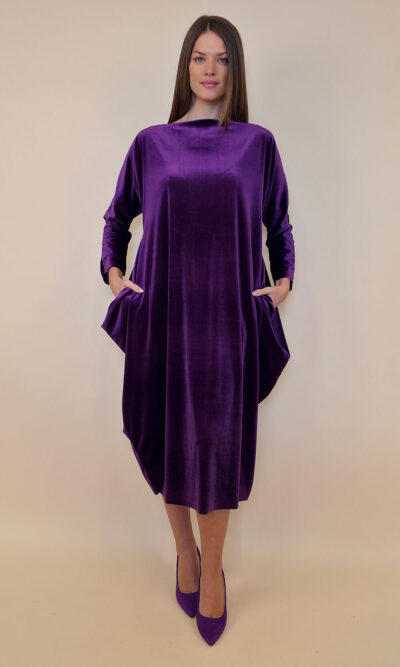 Haljina 48 Saga - velvet - purple