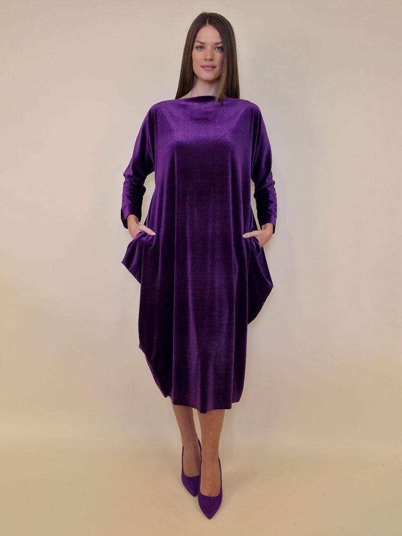 Haljina 48 Saga - velvet - purple