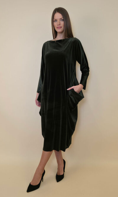 Haljina 48 Saga - velvet - military