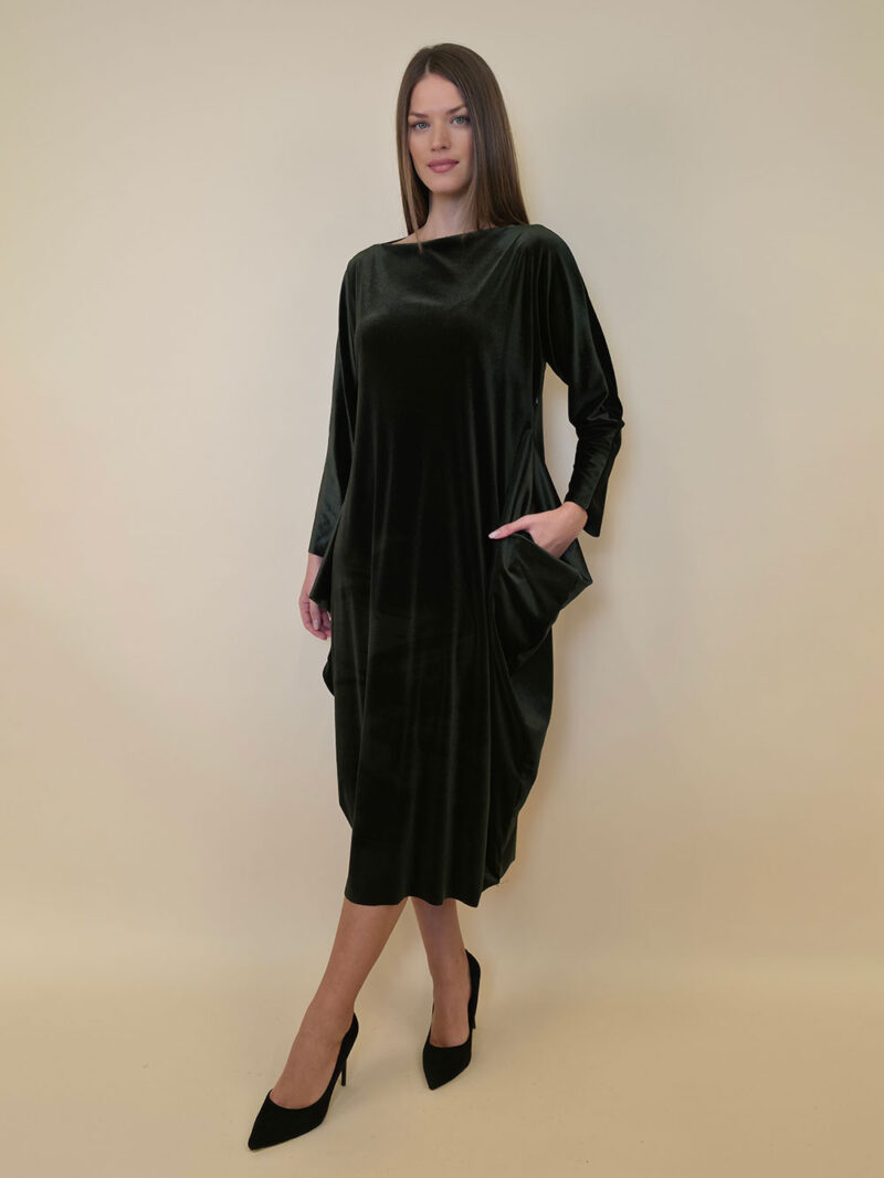 Haljina 48 Saga - velvet - military