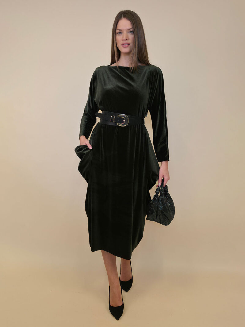 Haljina 48 Saga - velvet - military