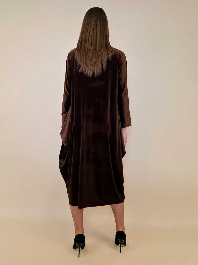 Haljina 48 Saga - velvet - coffee