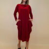 Haljina 48 Saga - velvet - red