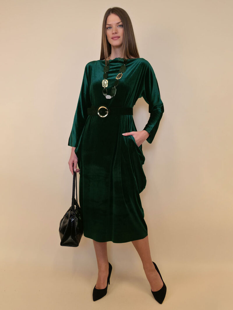 Haljina 48 Saga - velvet - b.green