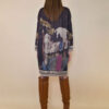 Haljina 40 Verdel - jersey print - Positano brown