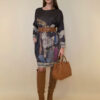Haljina 40 Verdel - jersey print - Positano brown
