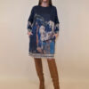 Haljina 40 Verdel - jersey print - Positano navy