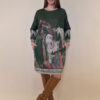 Haljina 40 Verdel - jersey print - Positano military