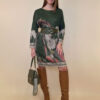 Haljina 40 Verdel - jersey print - Positano military