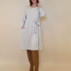 Haljina 52 Beatrice - jersey UN - pojas bok - beige