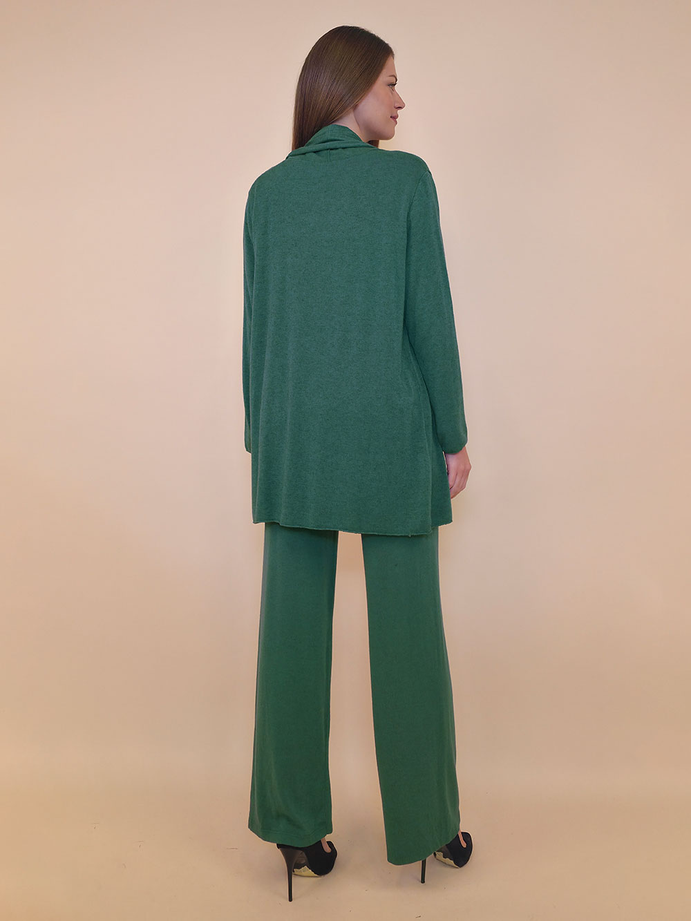 Kardigan 44 Creswell - jersey UN - b.green