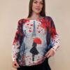 Pulover 28 La Jolla - plt - Black Red Paris