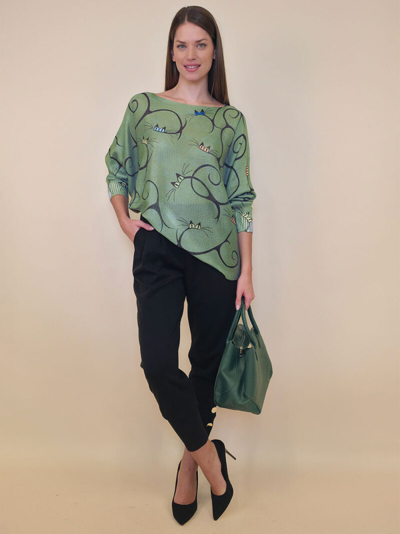 Pulover 28 La Jolla - plt - Slim Cats military