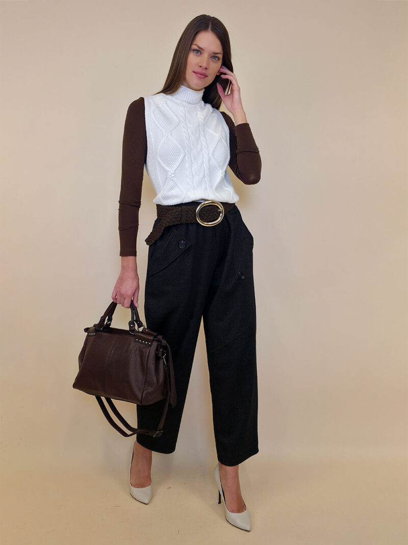 Majica 48 Belton - plt UN b.r. - white