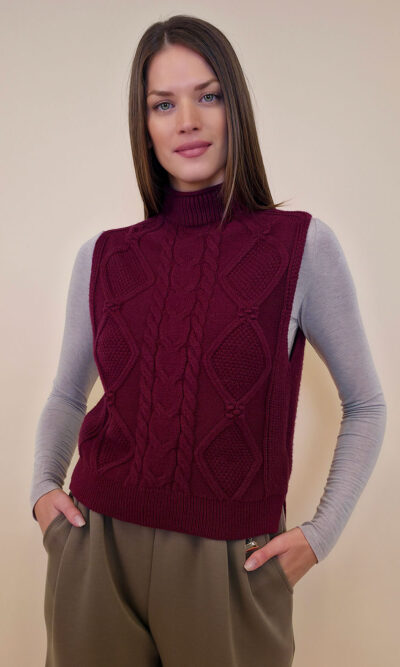 Majica 48 Belton - plt UN b.r. - burgundy