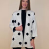 Kardigan 44 Algoma - jersey Tufne - white