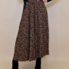 Suknja 64 Sephora - jersey print flock camel/black bow