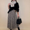 Suknja 64 Sephora - jersey print flock beige/beige bow