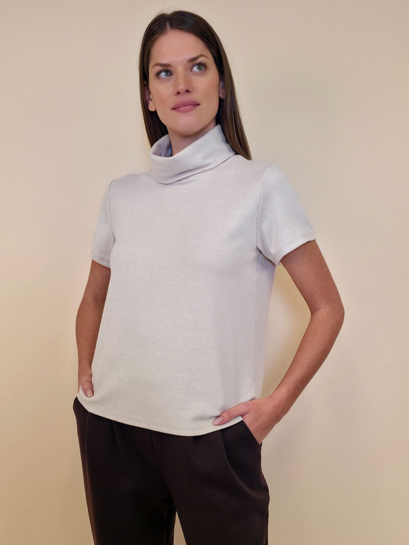 Majica 36 Chilton - jersey UN k.r. - beige