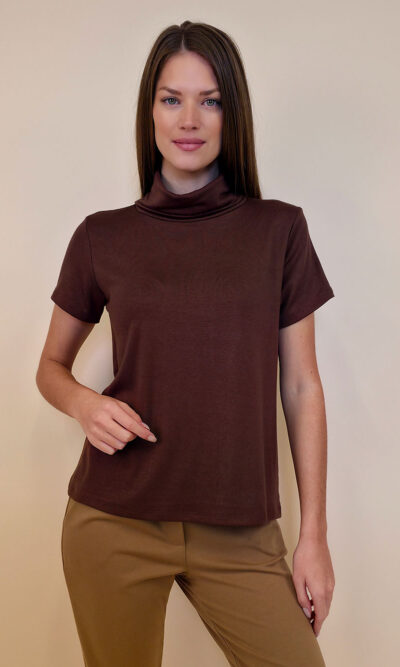 Majica 36 Chilton - jersey UN k.r. - brown