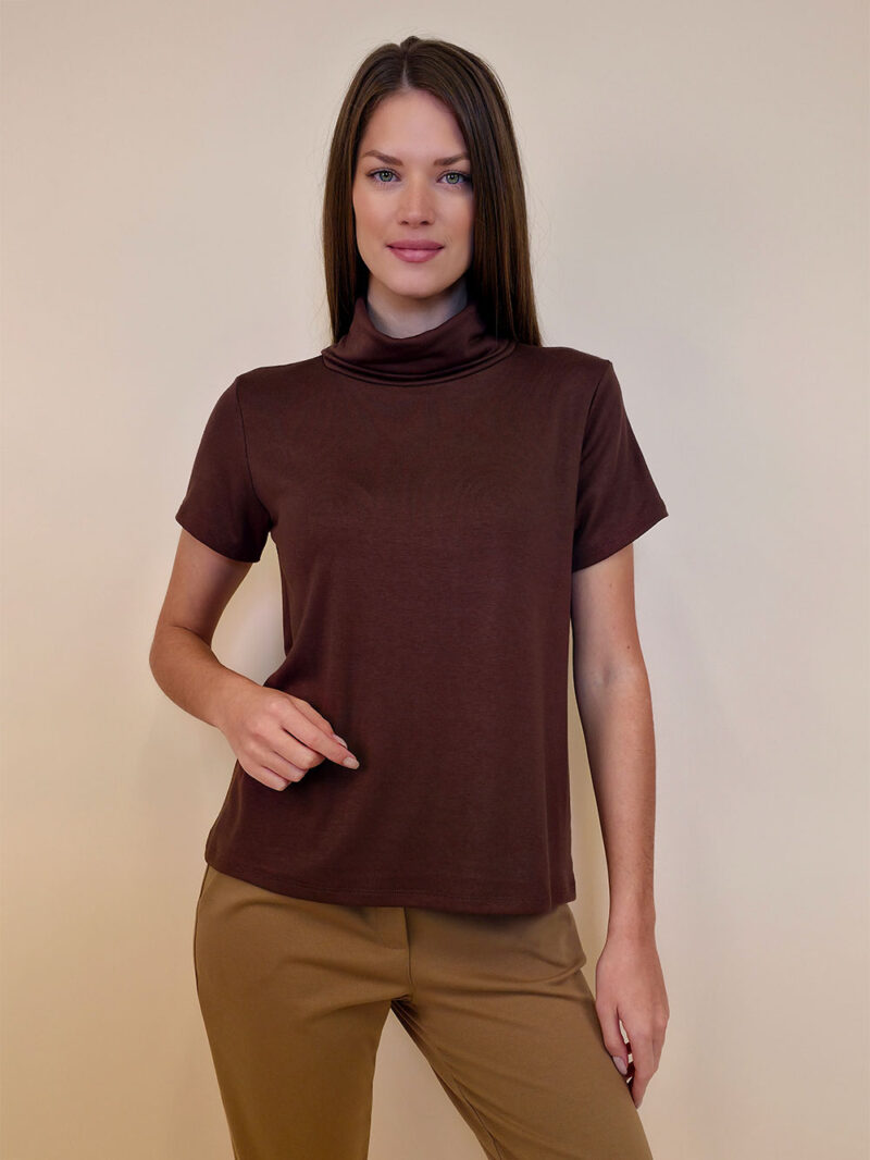 Majica 36 Chilton - jersey UN k.r. - brown