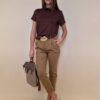 Majica 36 Chilton - jersey UN k.r. - brown