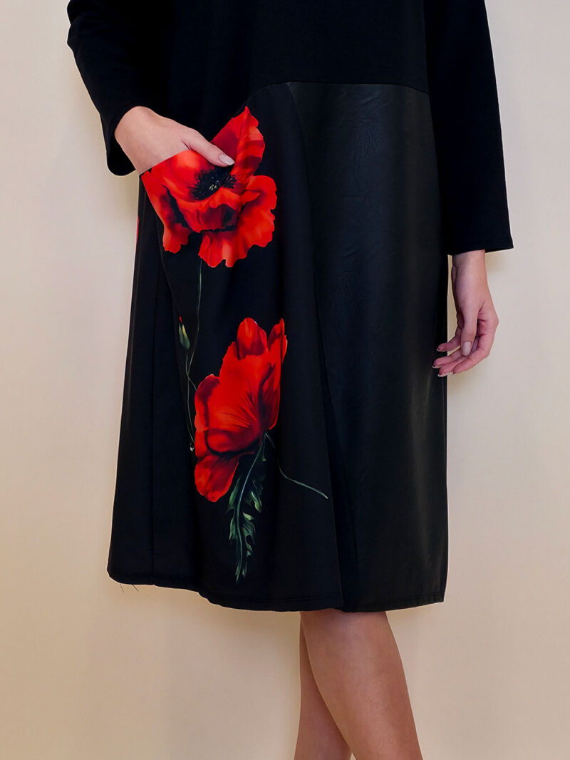 Haljina 52 Veneta - felpa/ecco lth - Red Poppy Bud
