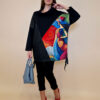 Tunika 48 Black Wings - felpa/ecco leather/print - Girl in Circles