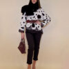 Tunika 64 Antigo - jersey/lace pjege - brown&beige