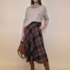 Suknja 34 Tahoe - jersey print tartan  - d.brown