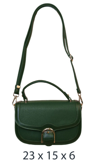 Torba 32 - small buckle bag - green