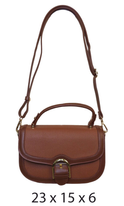 Torba 32 - small buckle bag - brown