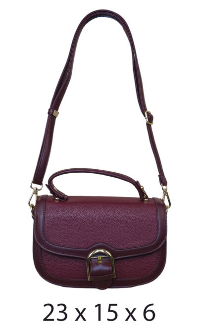 Torba 32 - small buckle bag - red