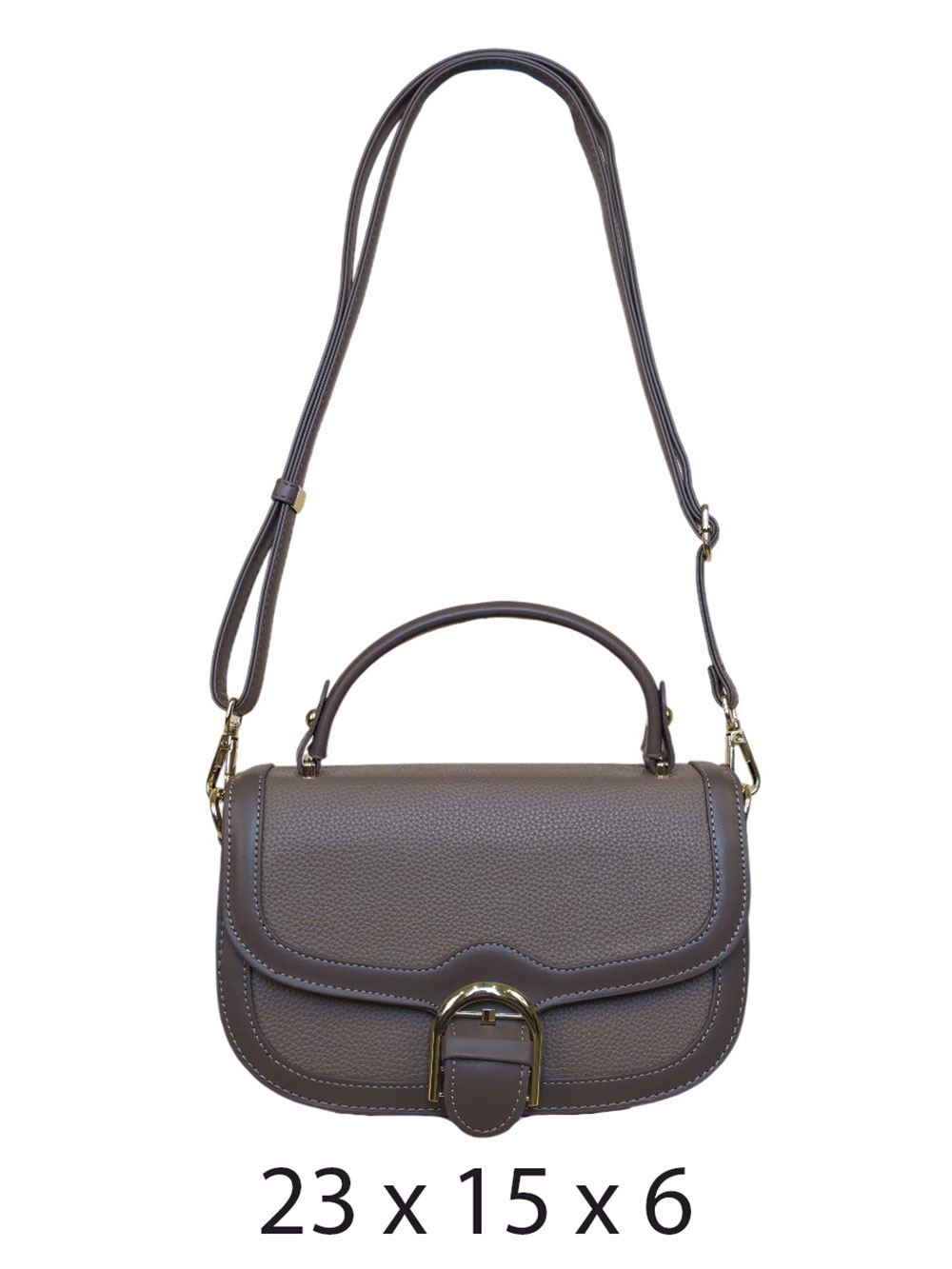 Torba 32 - small buckle bag - sand