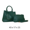 Torba 36 - 2/1 oval ceker - d.green