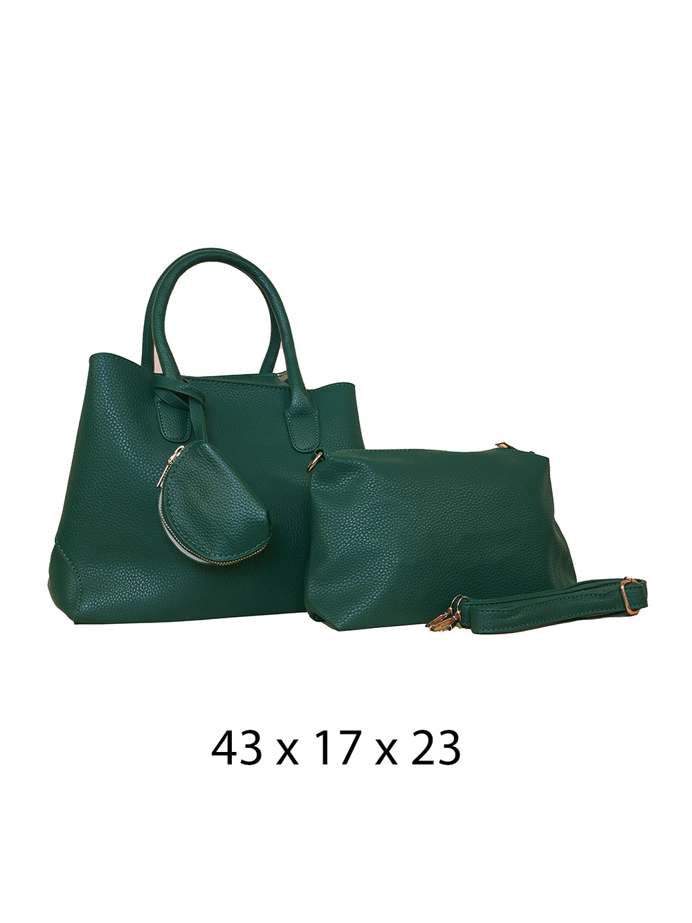 Torba 36 - 2/1 oval ceker - d.green